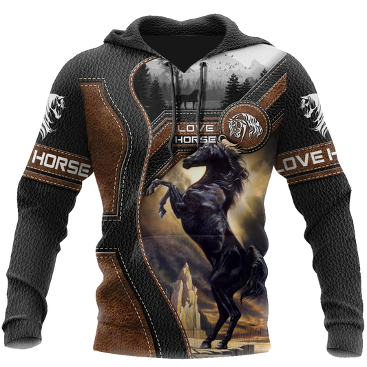 Love Beautiful Horse 3D All Over Printed Shirts For Men And Women TR1605204S - Amaze Style™-Apparel
