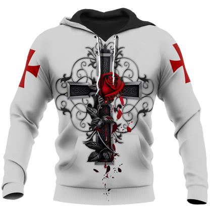 Knight God Jesus 3D All Over Printed Shirt Hoodie For Men And Women JJ250301 - Amaze Style™-Apparel