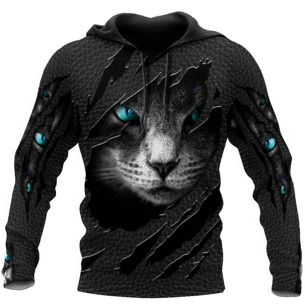 Hiden Cat Black cat 3D printed shirts for men and women