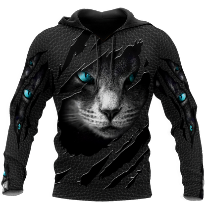 Hiden Cat Black cat 3D printed shirts for men and women