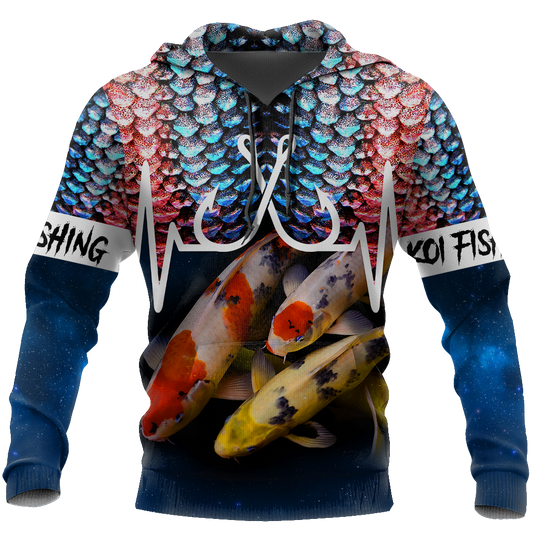 Koi Fishing Huk up 3D all over printing shirts for men and women TR110202 - Amaze Style™-Apparel