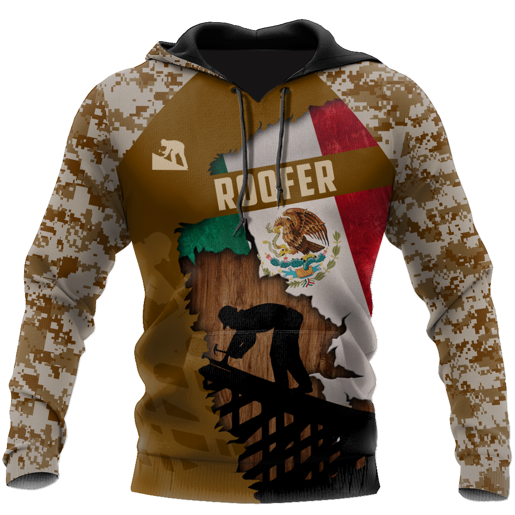 Premium Unisex All Over Printed Mexican Roofer Shirts MEI