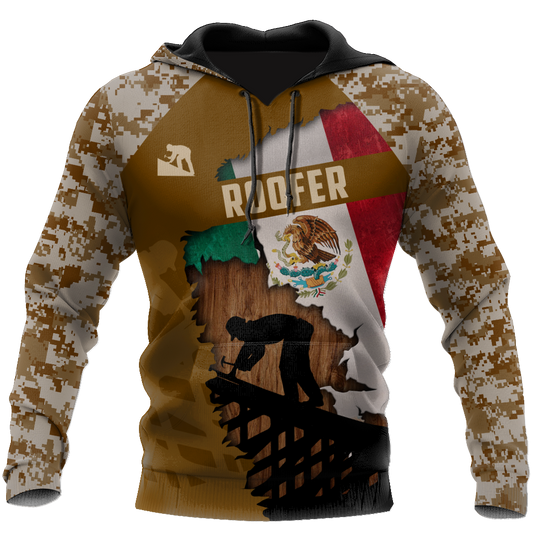 Premium Unisex All Over Printed Mexican Roofer Shirts MEI