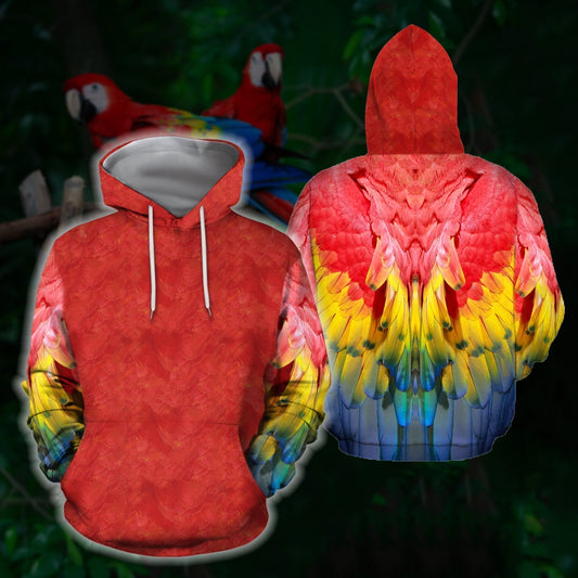 Beautifull Parrot 3D All Over Printed Shirts - Amaze Style™-Apparel