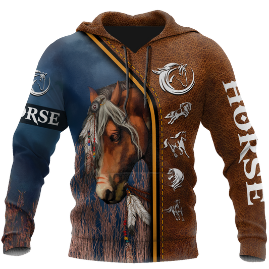 Love Horse 3D All Over Printed Shirts TR0705203-Apparel-MP-Hoodie-S-Vibe Cosy™