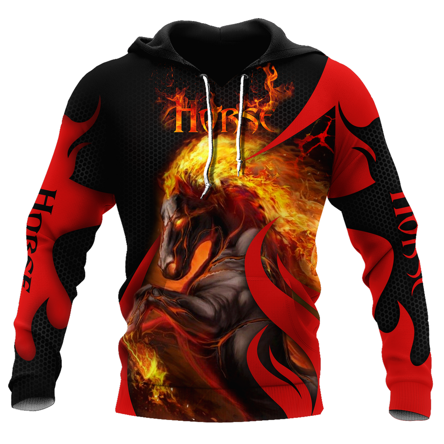 Black Horse 3D All Over Printed Unisex Shirts Pi112043