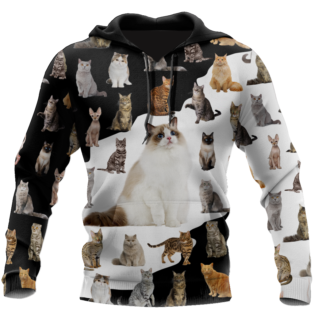 Love Cat World premium hoodie sweatshirt