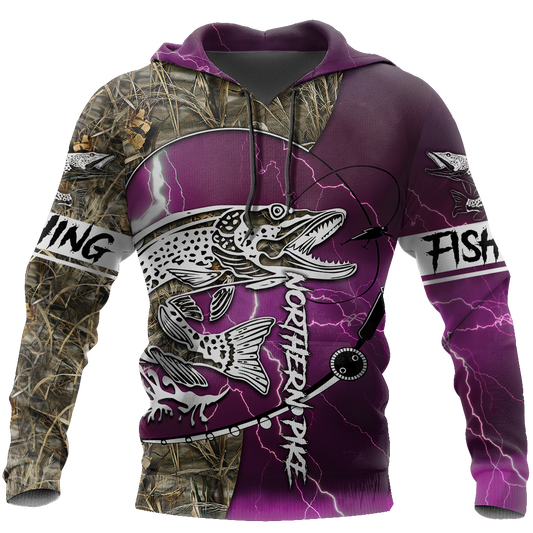 HC Northern Pike Fishing Shirts for Men and Women - Pink TR201101 - Amaze Style™-Apparel