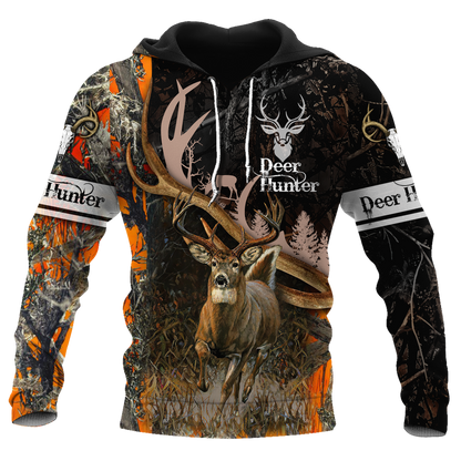 Premium Hunting Deer Black Camo Unisex Shirts