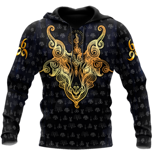 Satanic Tribal 3D All Over Printed Hoodie Shirts For Men And Women JJ25052003-Apparel-MP-Hoodie-S-Vibe Cosy™