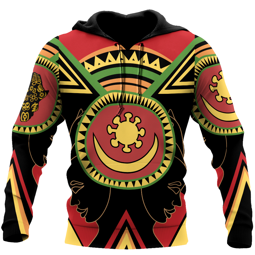 African Adinkra Sankofa Hoodie
