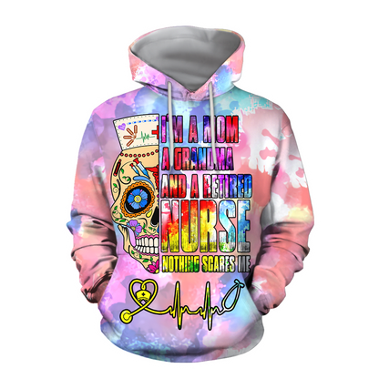 All Over Printed Retired Nurse Grandma HAC050902-MEI