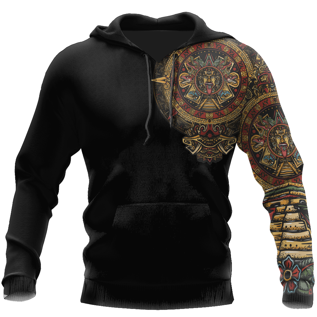 Mexico Aztec Sun Stone Tattoo - Amaze Style™-Apparel