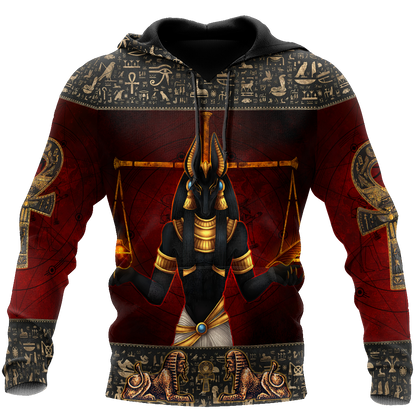 Anubis Ancient Egyptian 3D All Over Printed Shirts For Men And Women JJ26062004