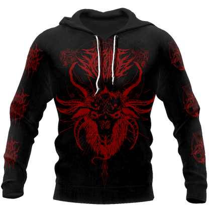 Satanic Devil  All Over Printed Hoodie JJ290201 - Amaze Style™-Apparel