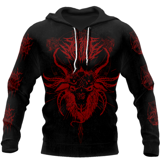 Satanic Devil  All Over Printed Hoodie JJ290201 - Amaze Style™-Apparel