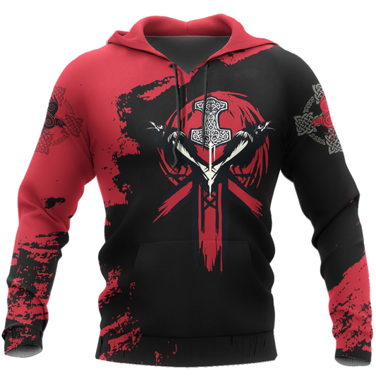 Viking Hoodie - Mjolnir (Thor's hammer) - Amaze Style™-Apparel