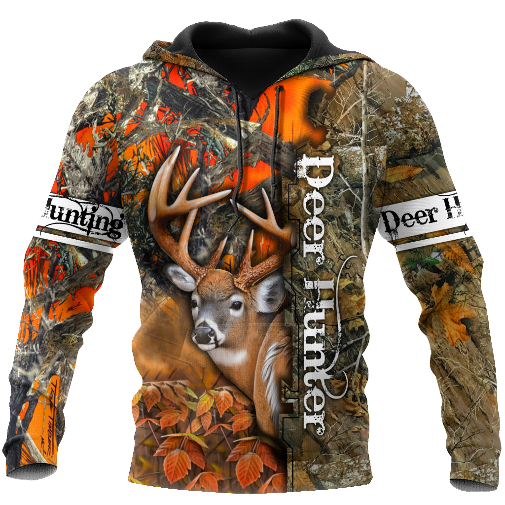 Deer Hunter Orange Camo Unisex Shirts