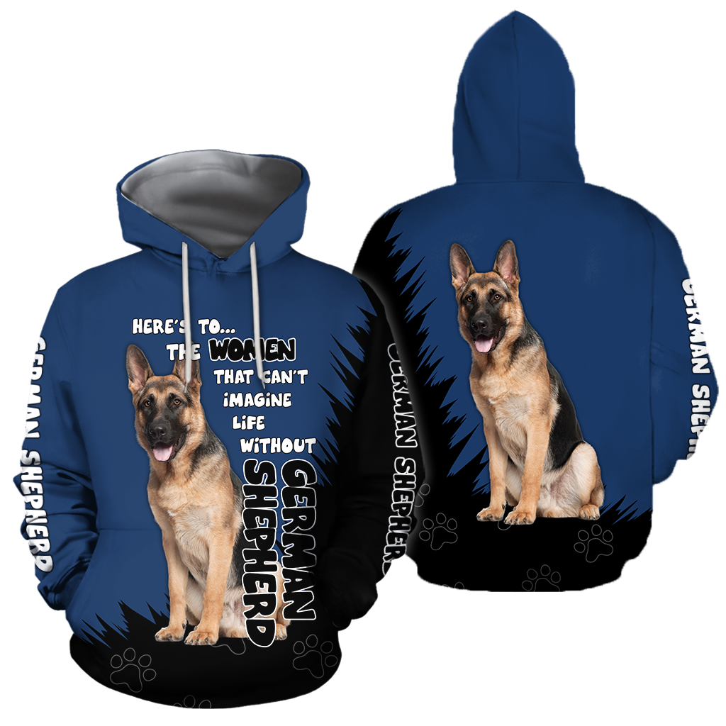 German Shepherd Dog Lover 3D Full Printed Shirt For Men And Women Pi281207 - Amaze Style™-Apparel