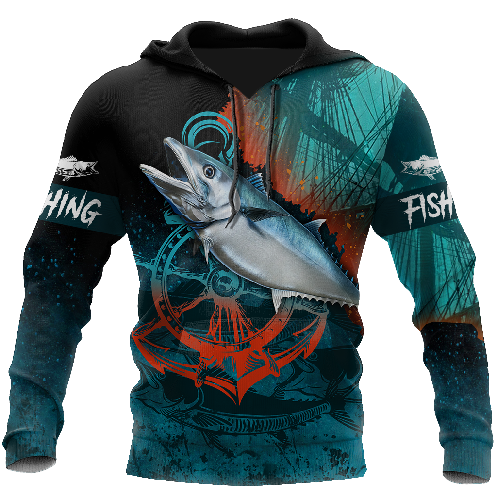 Ocean Fishing on the helm 3D all over shirts for men and women TR020301 - Amaze Style™-Apparel
