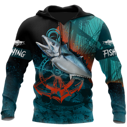 Ocean Fishing on the helm 3D all over shirts for men and women TR020301 - Amaze Style™-Apparel