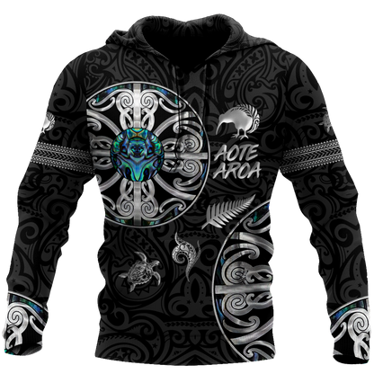 Aotearoa Maori manaia 3d all over printed shirt and short for man and women MH270620