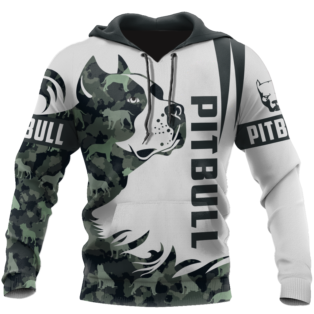 Save A Pit Bull Euthanize A Dog Fighter Camo Hoodie Shirt for Men and Women TR0810203