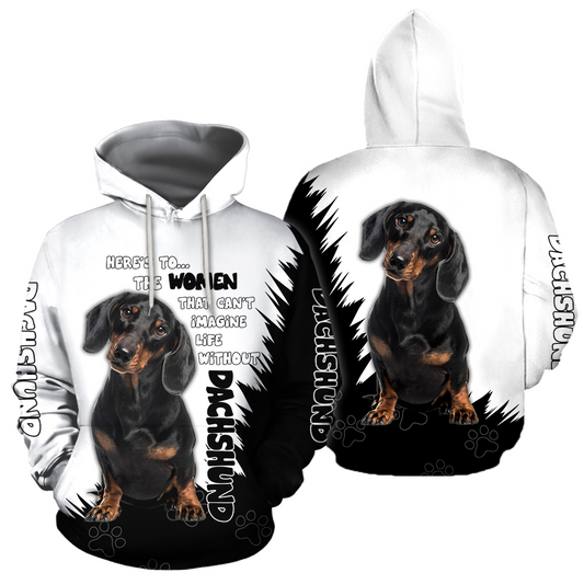 Dachshund Dog Lover 3D Full Printed Shirt For Men And Women Pi281209 - Amaze Style™-Apparel