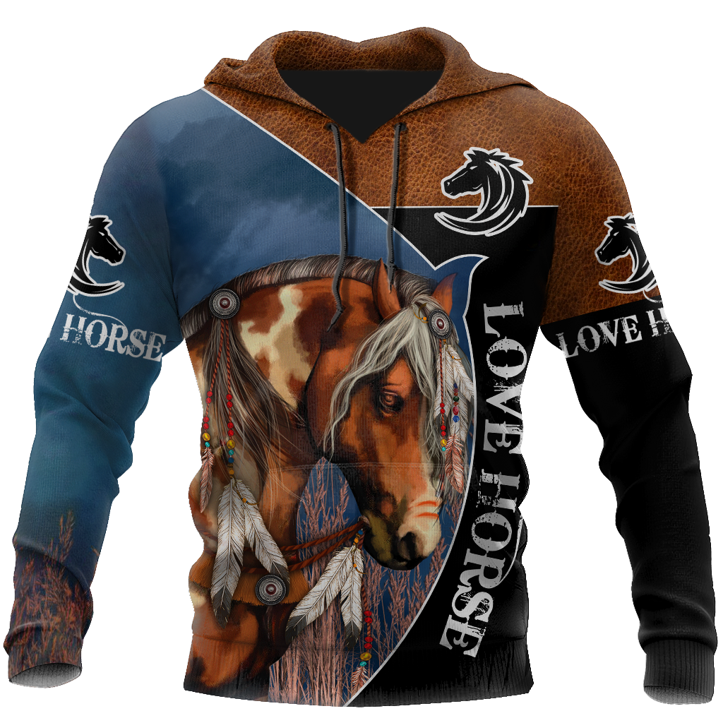 Love Beautiful Horse 3D All Over Printed Shirts TR0905202 - Amaze Style™-Apparel