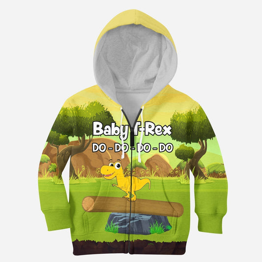 3D All Over Printed Baby T-Rex Shirts - Amaze Style™-Apparel