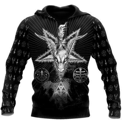 Satanic Tribal 3D All Over Printed Hoodie Shirts For Men And Women JJ25052001 - Amaze Style™-Apparel