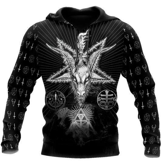 Satanic Tribal 3D All Over Printed Hoodie Shirts For Men And Women JJ25052001 - Amaze Style™-Apparel