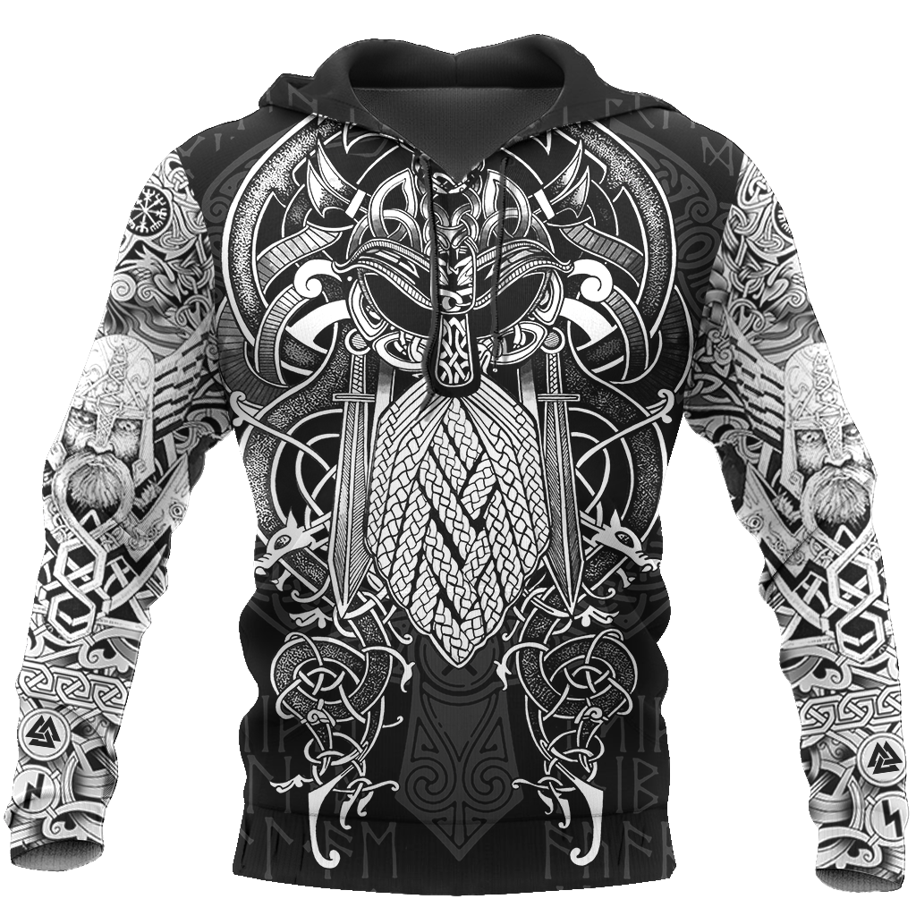 Vikings Odin Hoodie - Amaze Style™-Apparel