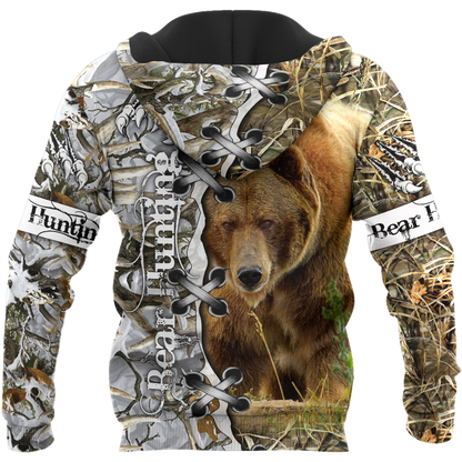 BEAR HUNTING CAMO 3D ALL OVER PRINTED SHIRTS FOR MEN AND WOMEN Pi061202 PL - Amaze Style™-Apparel