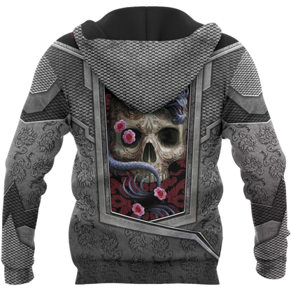 3D Tattoo and Dungeon Dragon Hoodie HAC020110-Apparel-NM-Hoodie-S-Vibe Cosy™