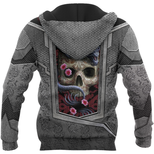 3D Tattoo and Dungeon Dragon Hoodie HAC020110-Apparel-NM-Hoodie-S-Vibe Cosy™