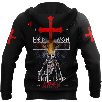 The Devil Saw Me With My Head Down And Thought He'd Won Until I Said Amen All Over Printed Shirts - Amaze Style™-Apparel