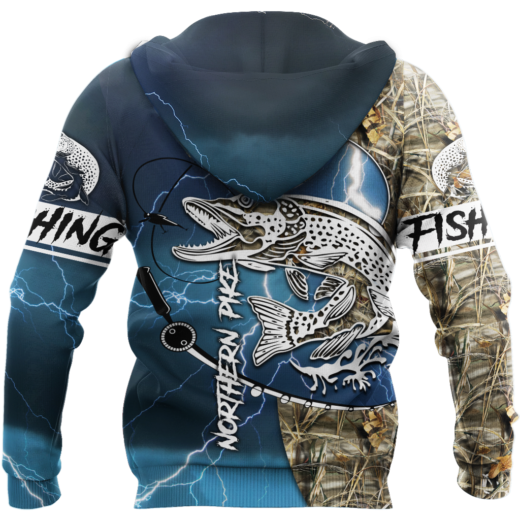 HC Northern Pike Fishing Shirts for Men and Women - Blue TR201102 - Amaze Style™-Apparel