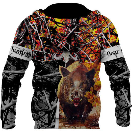 BOAR HUNTING CAMO 3D ALL OVER PRINTED SHIRTS FOR MEN AND WOMEN JJ221201 PL - Amaze Style™-Apparel