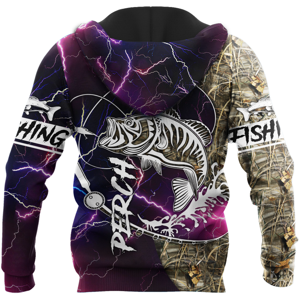 Perch Fishing huk up all Printing Shirts for men and women Trippy TR021203 - Amaze Style™-Apparel