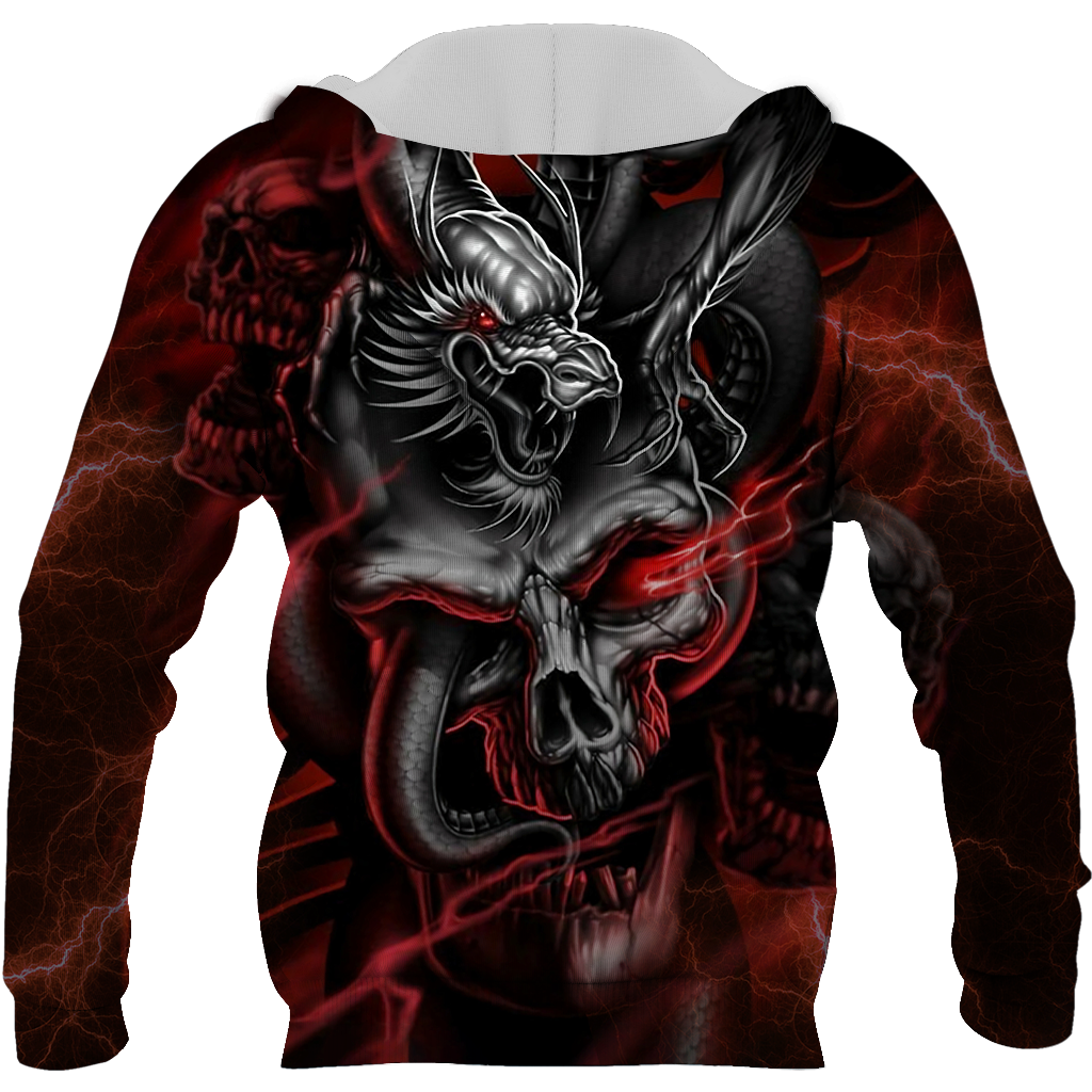 Dragon And Skull PL266 - Amaze Style™-Apparel