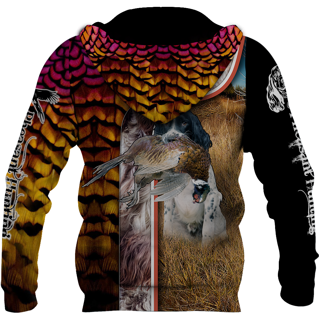 Pheasant Springer Hunting 3D All Over Printed Shirts For Men And Women JJ110102 - Amaze Style™-Apparel