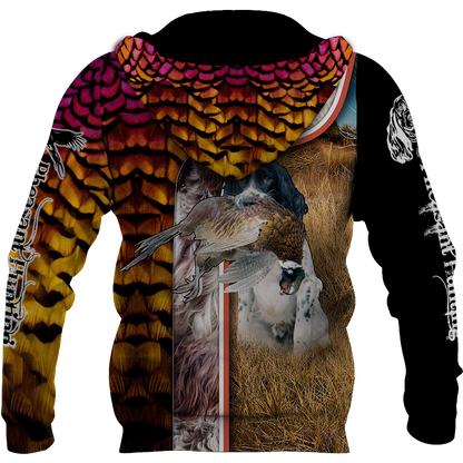 Pheasant Springer Hunting 3D All Over Printed Shirts For Men And Women JJ110102 - Amaze Style™-Apparel