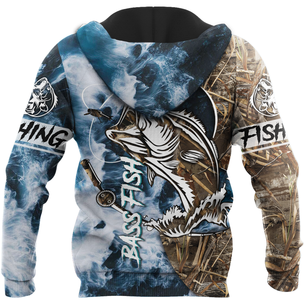 Sea Bass Fishing Huk up Gear 3D Shirts for Men and Women TR021201 - Amaze Style™-Apparel