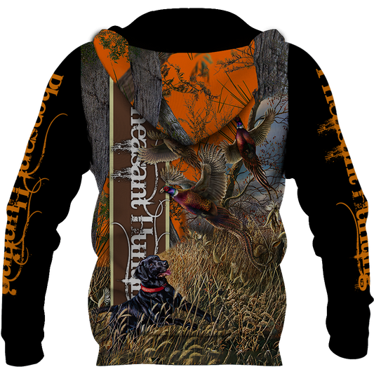 Pheasant Hunting 3D All Over Printed Shirts Hoodie For Men And Women JJ070102 - Amaze Style™-Apparel