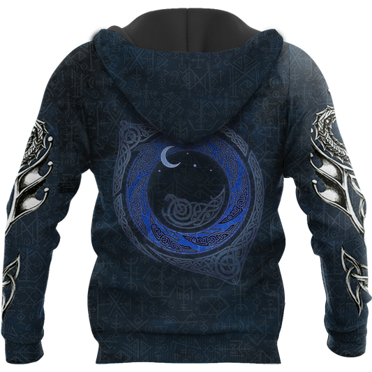 VIKING DRAGON ALL OVER PRINT HOODIE - Amaze Style™-Apparel