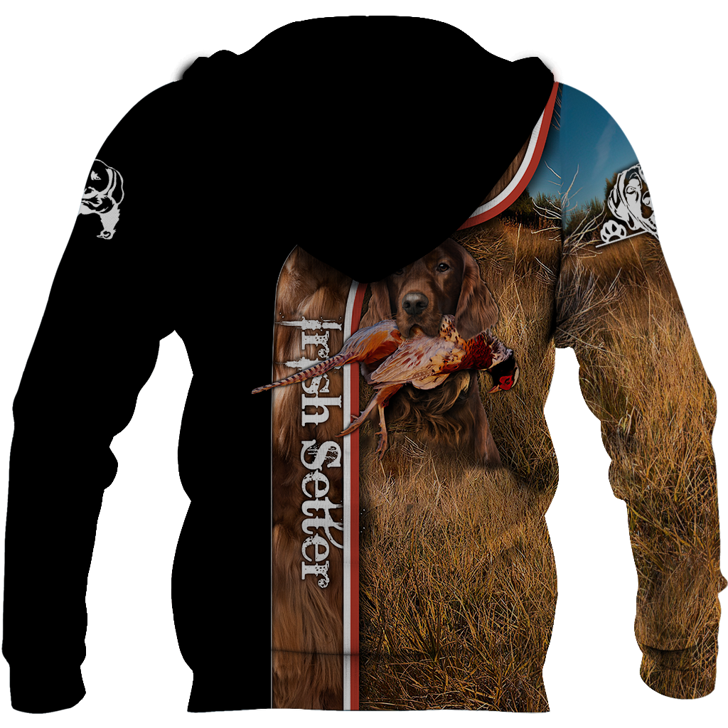 Pheasant Setter Hunting 3D All Over Printed Shirts For Men And Women JJ100201 - Amaze Style™-Apparel