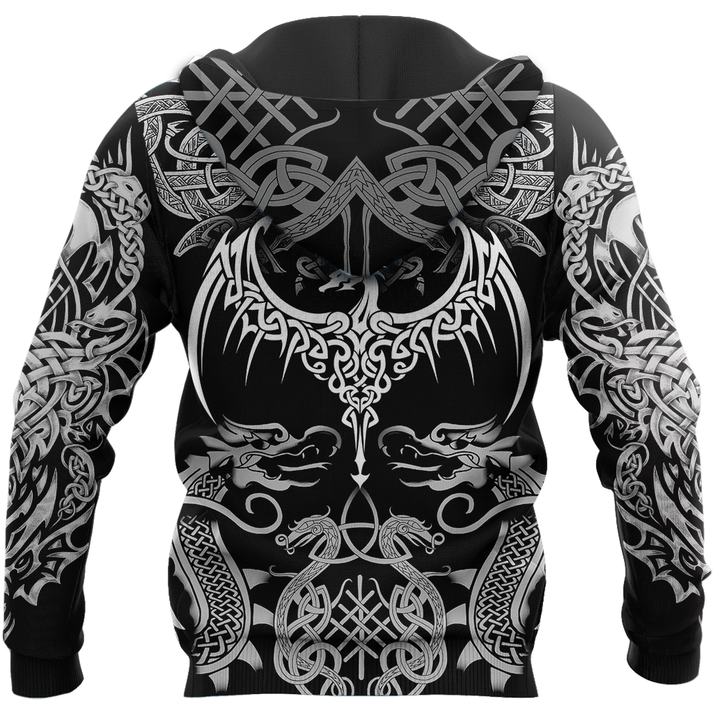 Celtic Dragon Tattoo Art 3D All Over Printed Shirts Hoodie AZ020101 - Amaze Style™-Apparel