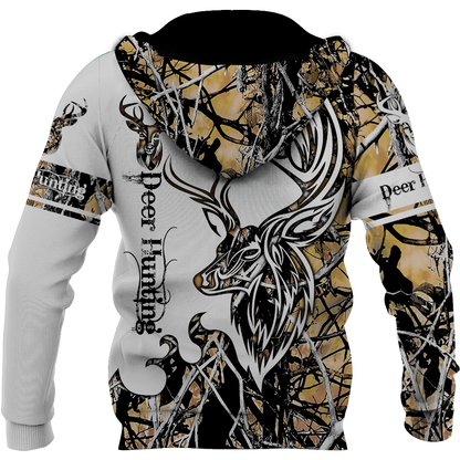 DEER HUNTING OUTSHINE CAMO 3D ALL OVER PRINTED SHIRTS FOR MEN AND WOMEN JJ051205 PL - Amaze Style™-Apparel