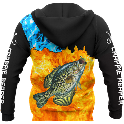 Fish reaper - Crappie on fire all over printed shirts for men and women HC5507 - Amaze Style™-Apparel